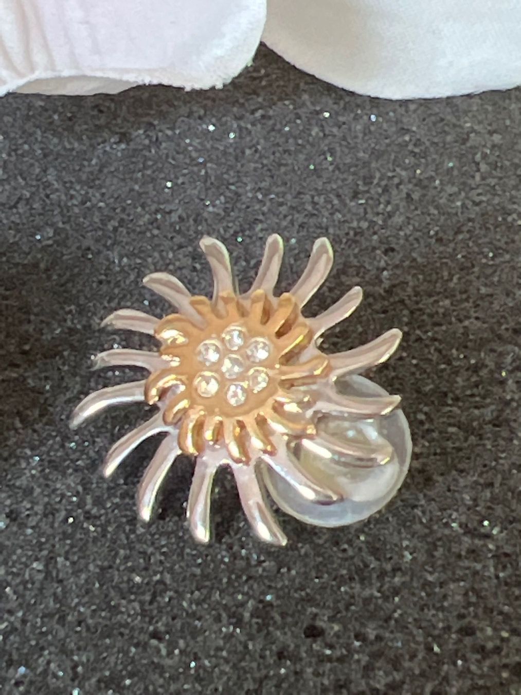 Orecchini pendenti & Orecchini a lobo: Schöne Edelweiss Ohrclip – Nuovo (secondo la descrizione) da Seon venduto da Sunny-Schmuck78 1