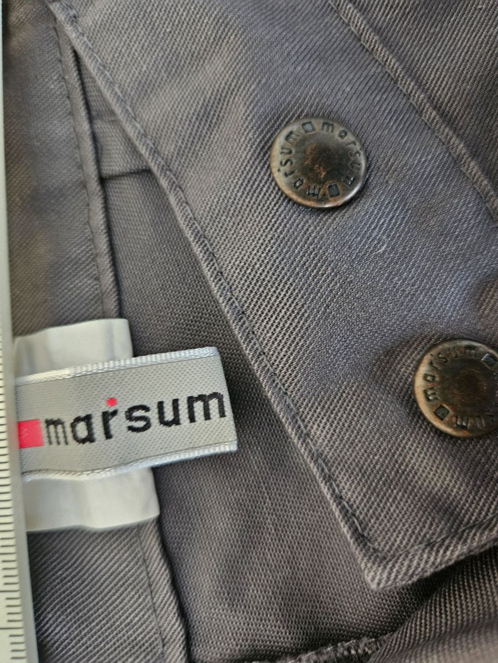 Pantaloni: Arbeitshose Gr. 48 /M grau Neuw. Marsum /Polyester-Baumwolle – Usato da Einsiedeln venduto da Salusa 4