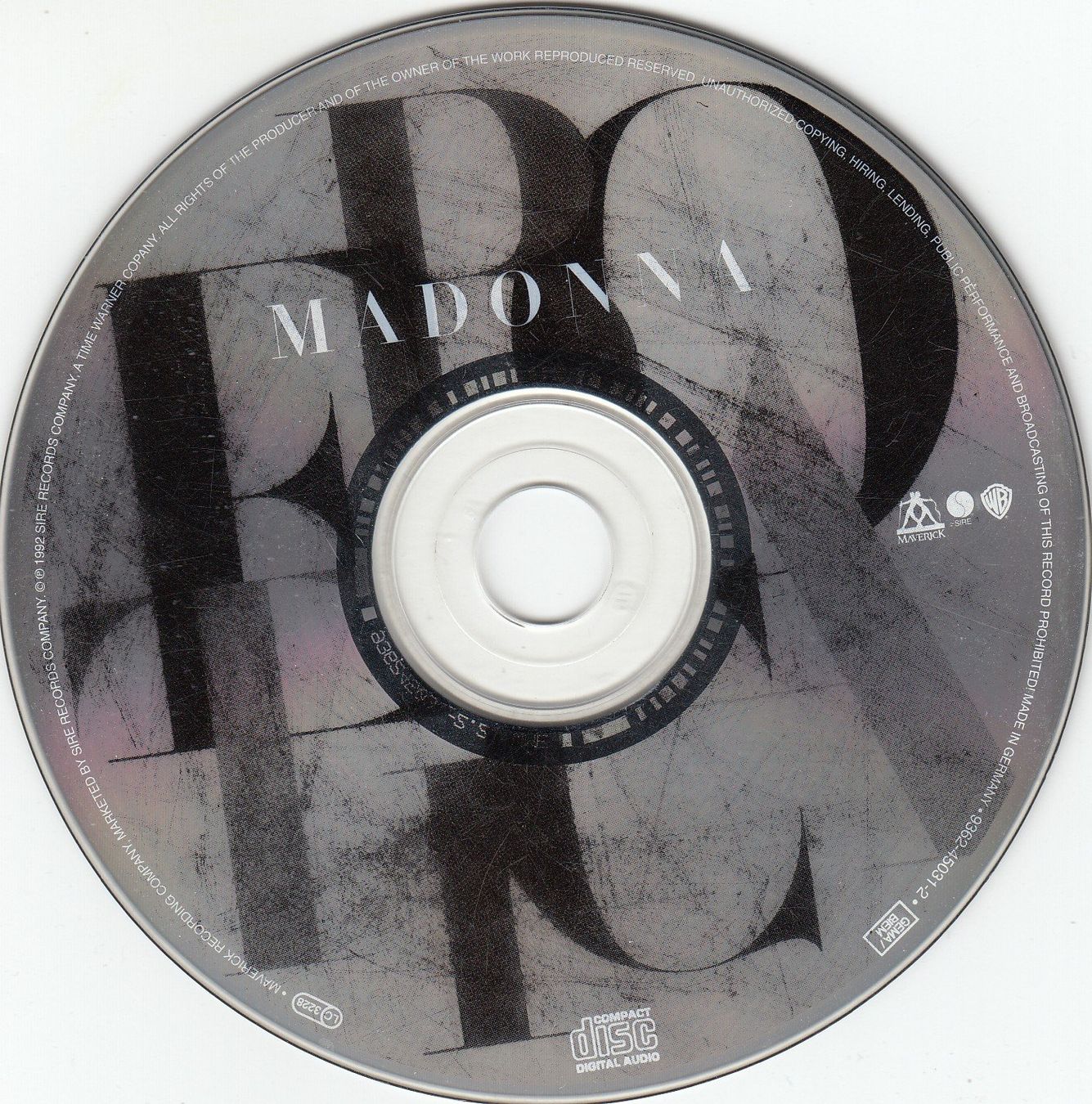 CD: Madonna Erotica 14 Titel – Usato da Spreitenbach venduto da Turbo_1105 2