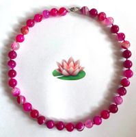 SALE HALSKETTE STEINKETTE EDELSTEINKETTE ACHAT PINK