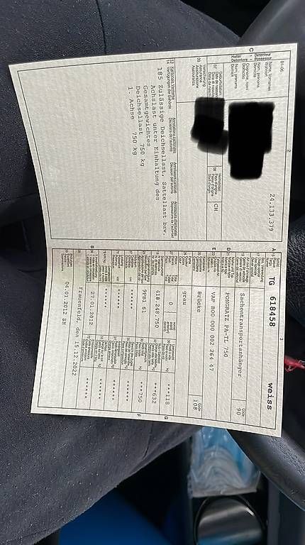 Pongratz Anhänger: Sachentransportanhänger Pongratz PA-TL 750 – Gebraucht aus Homburg von lev_5mrc 1