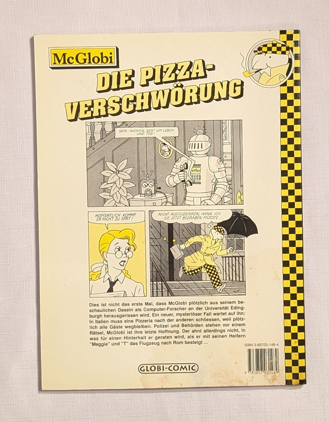 Fumetti: McGlobi und sein neuster Fall     Die Pizza -Verschwörung – Usato da Wängi venduto da ABIZONE-86 4
