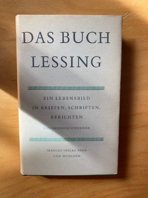 Libri: Das Buch Lessing – Usato da Starrkirch-Wil venduto da UB007
