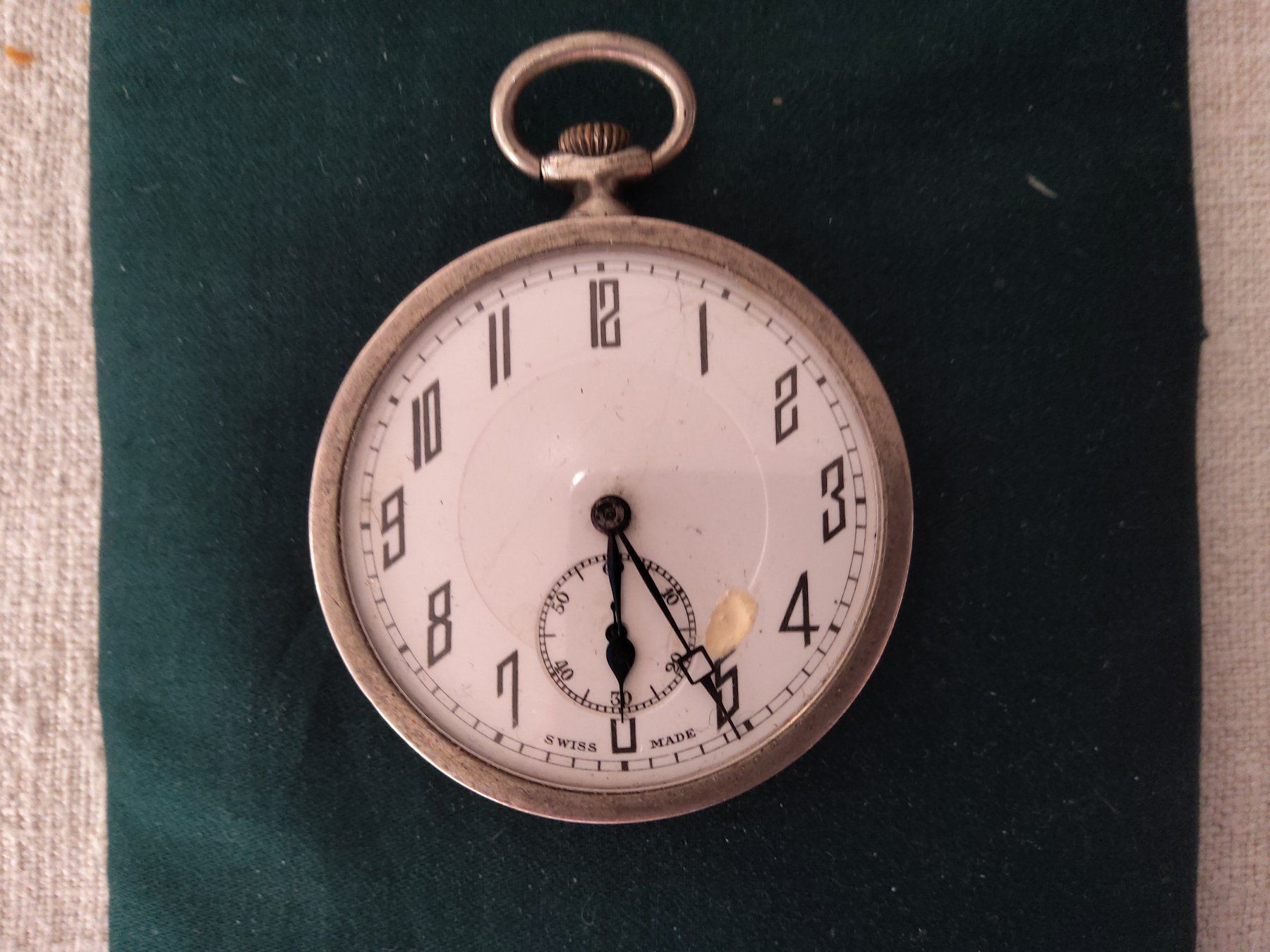 Orologi: Taschenuhr Silber Art Deco – Usato da Bischofszell venduto da Joachim-115