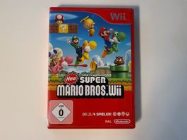 Wii Spiel New Super Mario Bros. Wii PAL guter Zustand