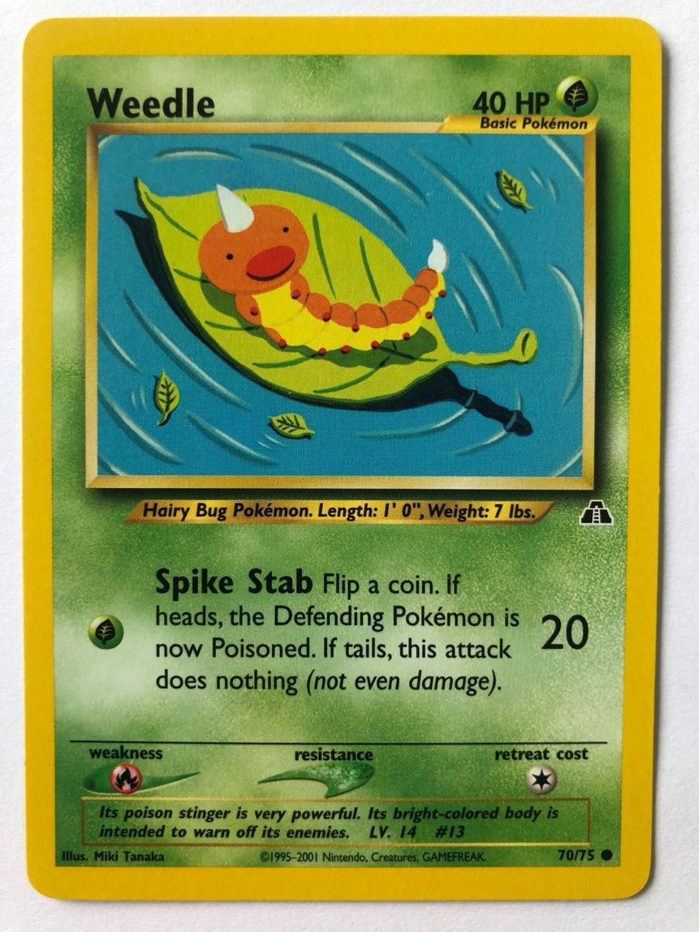 Pokémon Sammelbilder & Trading cards: Weedle - Neo Discovery - Pokemon – Gebraucht aus Nussbaumen AG von Bika-Shop