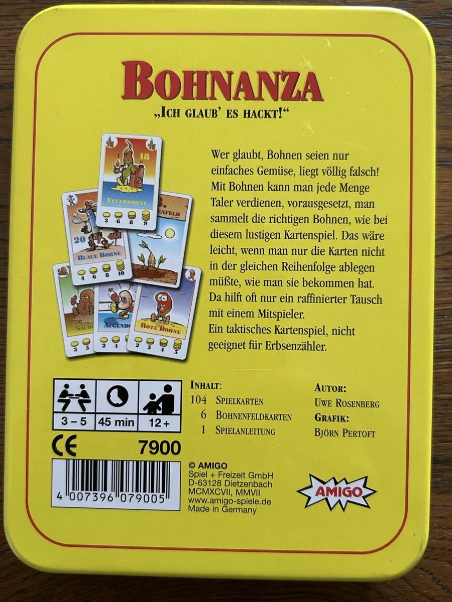 Amigo Jeux: Bohnanza "Ich glaub, es hackt!" Jubiläumsedition Spiel neu – Neuf (Voir description) à Wolhusen par eve_m6cg 2