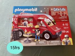 Playmobil Camion de Cuisine 5677, City Life- quasi neuf