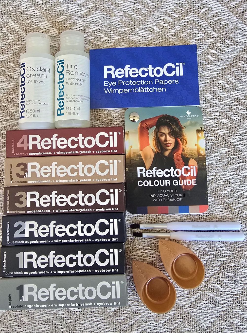 Gesichtspflege: Eyelash tint Refectolic Starter Kit t - Basic Colors (Never – Neu und originalverpackt aus Zermatt von eli_gr5q