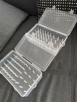 Zwei 42-Slot Spulen Nähgarn organizer