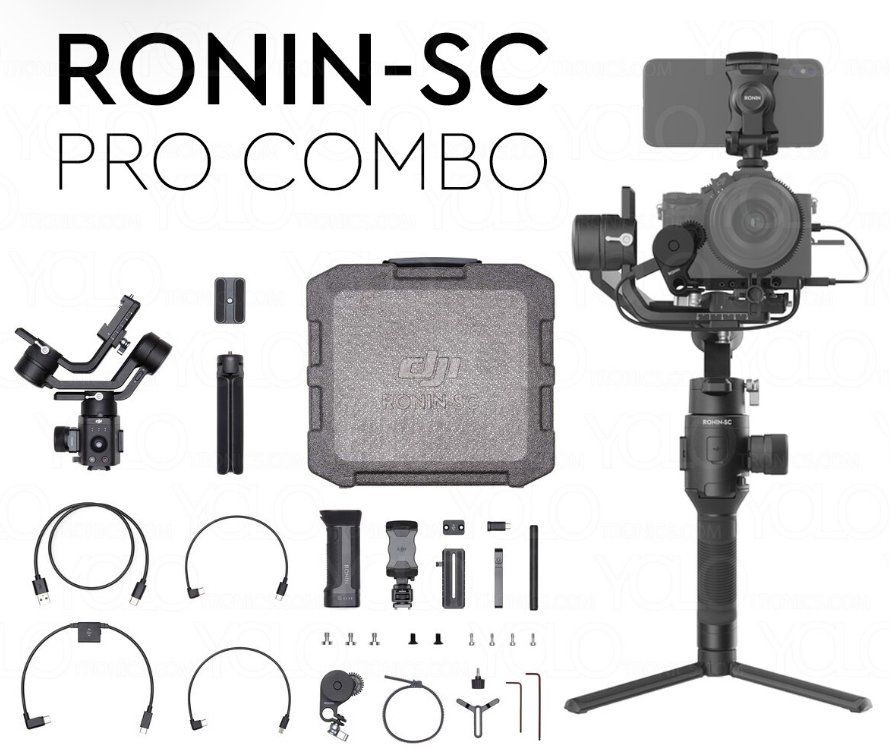 DJI Altri Accessori: Professional Stabilizer DJ Ronin-SC Pro Combo Gimbal – Usato da Bellinzona venduto da francescouv