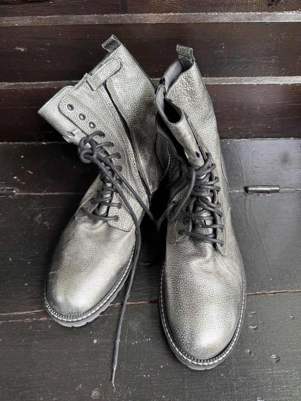 Chaussures femmes: Silber Boots Gr 41 – D'occasion à Kirchdorf AG par sauglatt01
