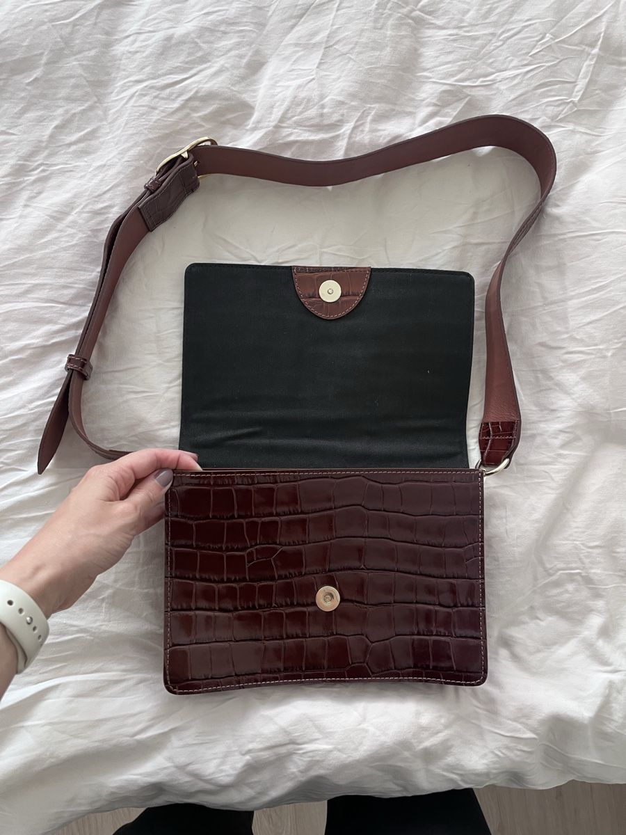 Other Stories Borse: & Other Stories Brown Leather Bag – Usato da Sisseln AG venduto da oan_78w7 2