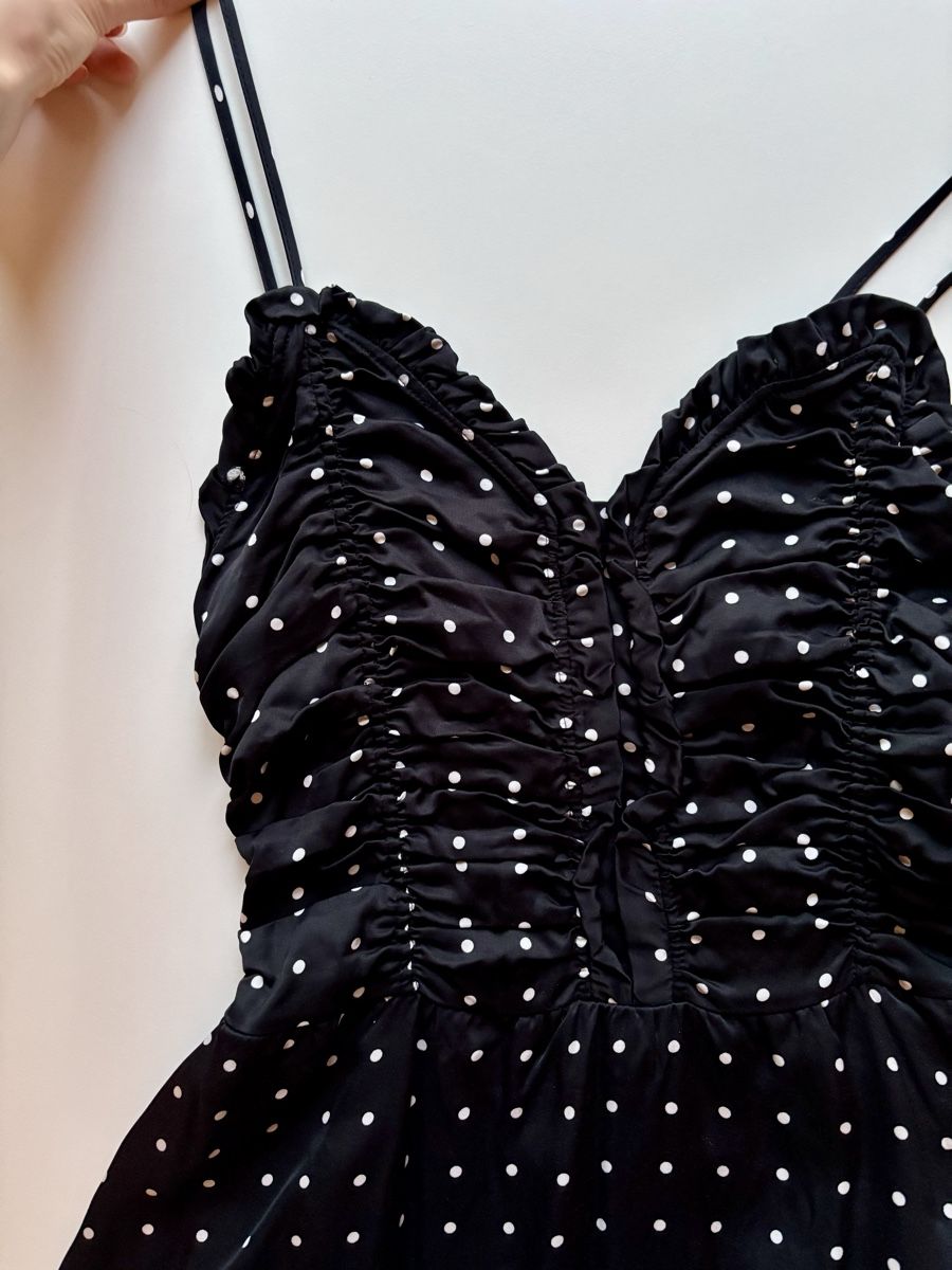 Maje Kleider: Maje Kleid schwarz mit Pünktchen T1 – Gebraucht aus St. Gallen von maryloewe 1