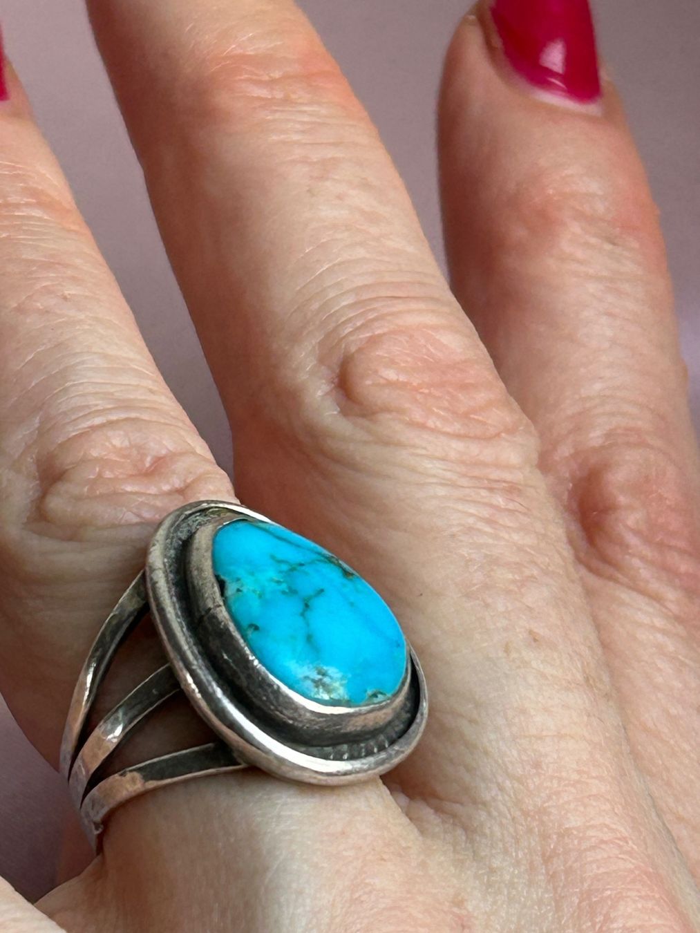 Anelli: Silberring Türkis (55/15) – Usato da Laufen venduto da belleskulptur 2