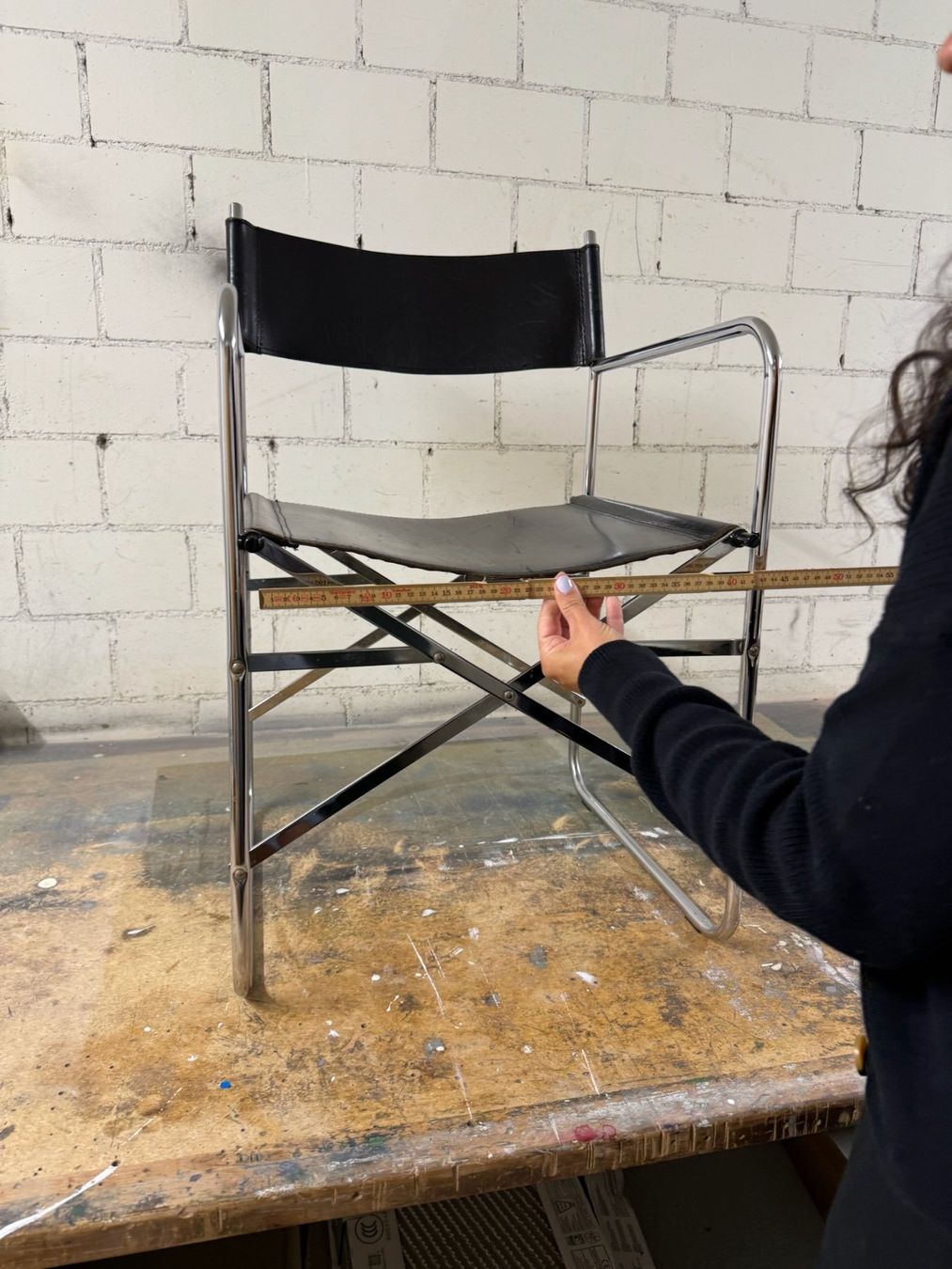 Sedie: klappbare Designer Leder Stühle – Usato da Staufen venduto da MARINTSUM 8