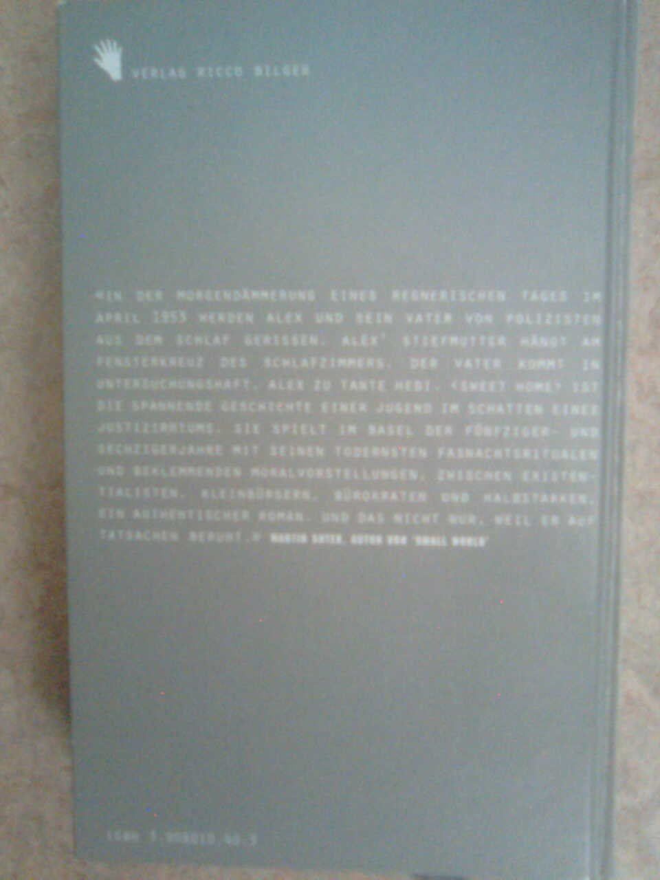 Libri: Jean Willi Sweet Home – Usato da Basel venduto da Alacant 2