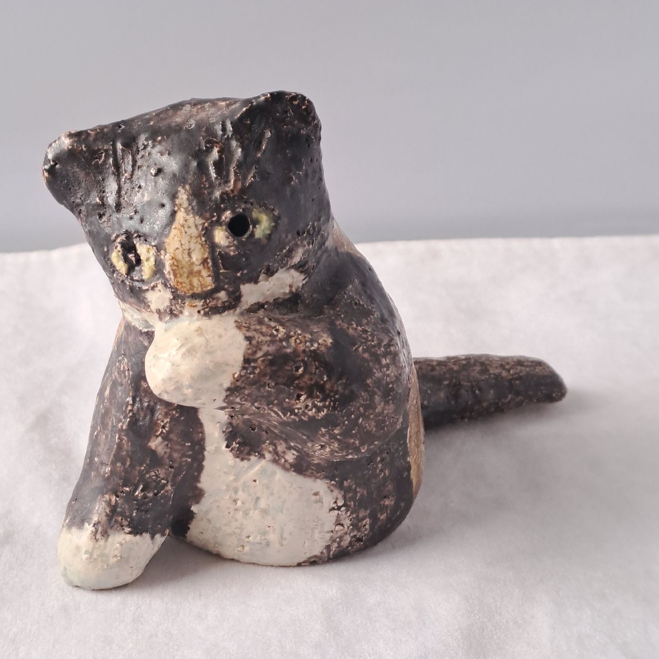 Statuette: Ueli Schmutz Keramik Katze  – Usato da Adliswil venduto da globill