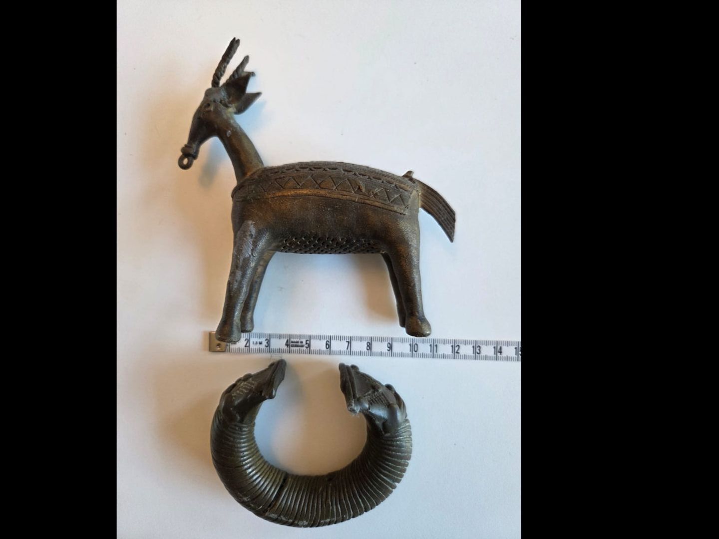 Armbänder & -reifen: Bracelet Manille et statuette – Gebraucht aus Rances von JEA09 1