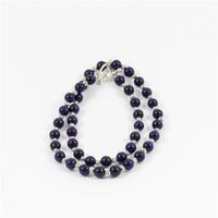 Katzenauge Cat Eye Saphirblau Edelsteinkette
