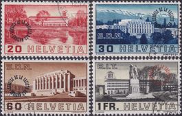 1938, SDN, Nr.61-64 (Amtsgebäude) gestempelt, Kat: 45.-