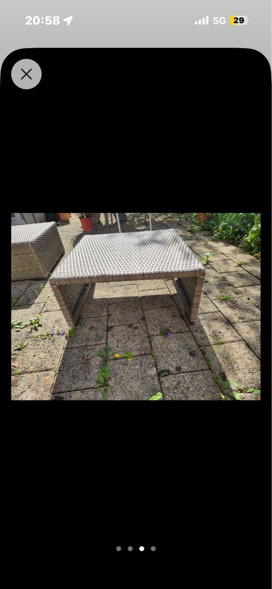 Sofas: Gartensofa und Beistelltisch – Gebraucht aus Küsnacht ZH von edona20 2