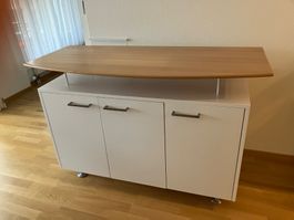 Sideboard mit massivem Kirschbaum