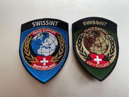2 swissint Patch  mit und ohne Klett
