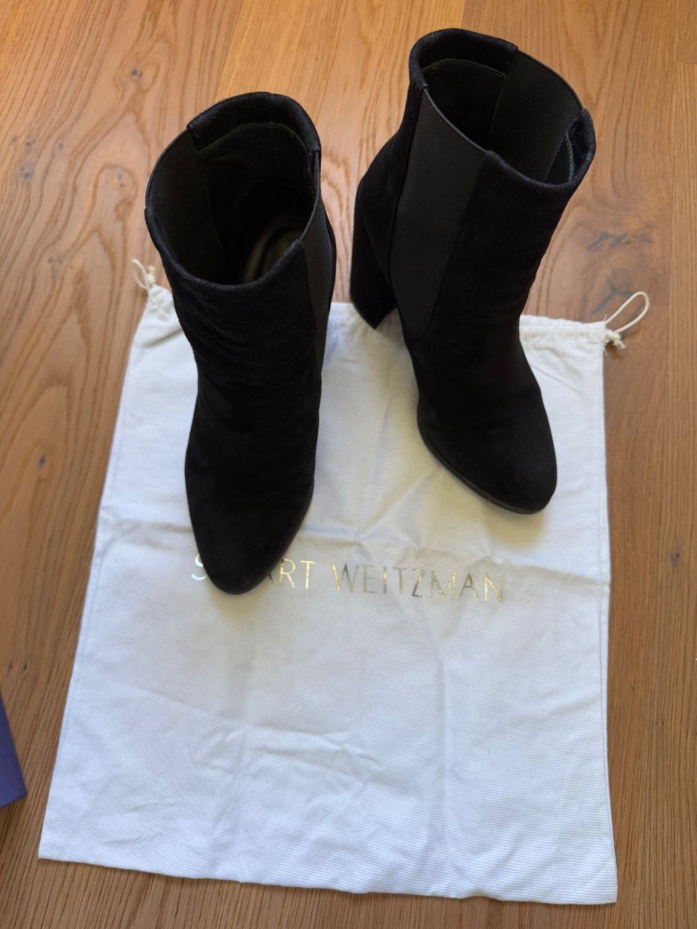 Stuart Weitzman Scarpe da donna: Stuart Weitzman Stiefeletten, Gr. 38, schwarz – Nuovo (secondo la descrizione) da Triesen venduto da dardaleni 1