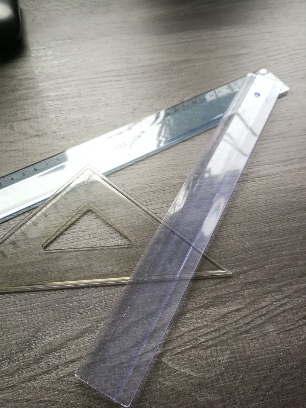 Sonstiges Schreiben & Zeichnen: Lineal aus Plastik (30cm) – Neu (gemäss Beschreibung) aus Zürich von Dual-Input 1