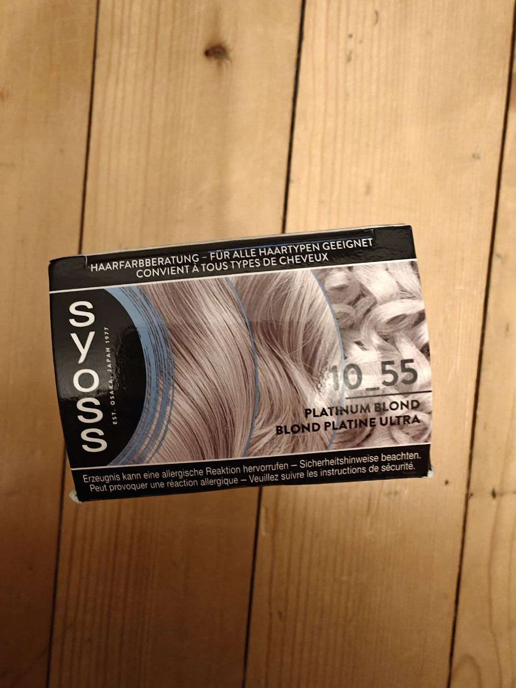 Tinte: Syoss 10-55 Platinum Blond Haarfarbe 2er Set neu – Nuovo e nell'imballaggio originale da Diessenhofen venduto da areya89 1