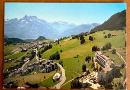 Leysin - Belle vue d'avion ancienne
