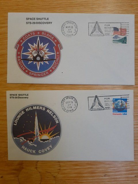 Tous les timbres: Ersttagsbriefe Zeppelin und Space Shuttle – D'occasion à St.Gallen par Stocken64 1