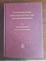 SIWR V/1 Lauterkeitsrecht – 2. Auflage 1998