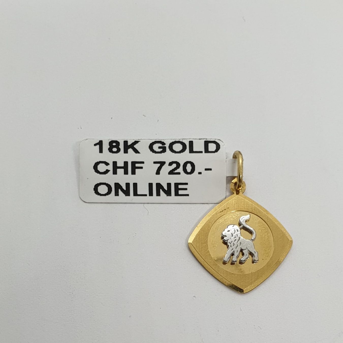 Anhänger: Echt 18K Gold - Löwe Anhänger – Gebraucht aus Luzern von Goldhaus-Luzern 3