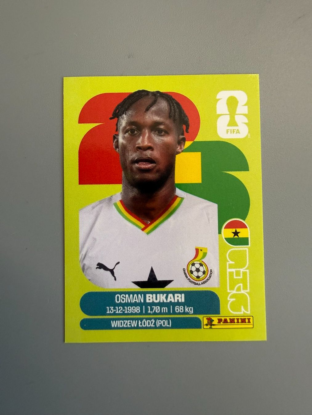 Panini Sammelbilder & Trading cards: Panini Osman Bukari GHA19 – Gebraucht aus Liebefeld von Ronaldo-1996