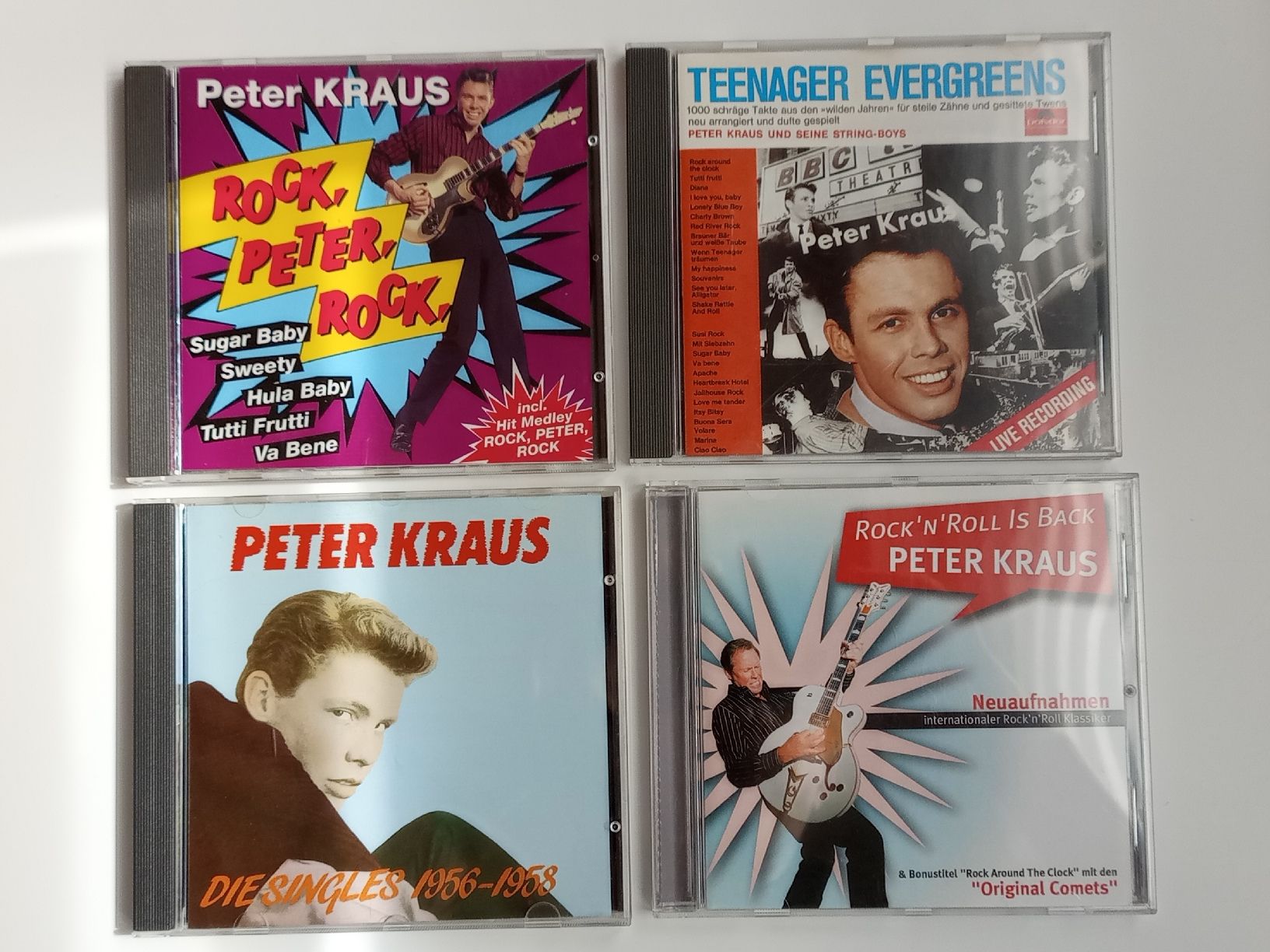 CDs: Peter Kraus Sammlung - 4 CDs, 1 Buch, 2 Programmhefte – Gebraucht aus Spiez von egonolsen 1