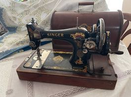 Machine à coudre Singer peu commune de 1913