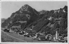Alte Ansichtskarte Melchtal Obwalden, gel. 1947