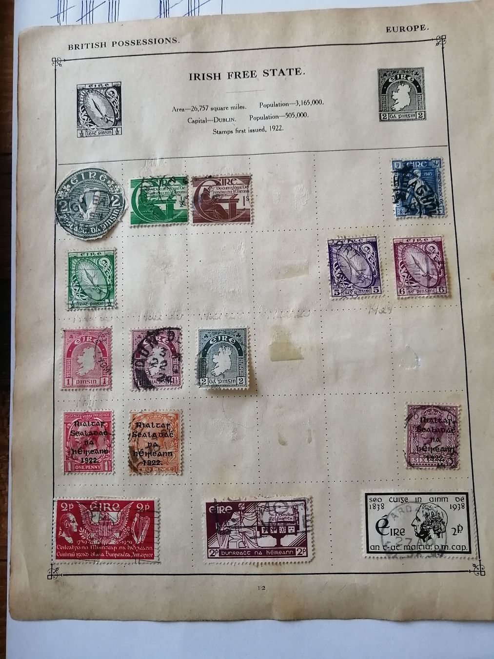 Tutti i francobolli: 16mal Irland – Usato da Happerswil venduto da tschergi