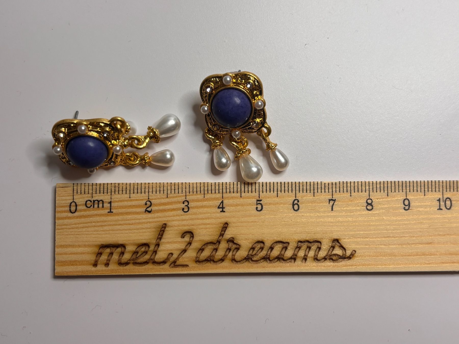 Orecchini pendenti & Orecchini a lobo: Boucles d'oreilles vintage plaquées or – Nuovo (secondo la descrizione) da Lausanne venduto da mel2dreams 3