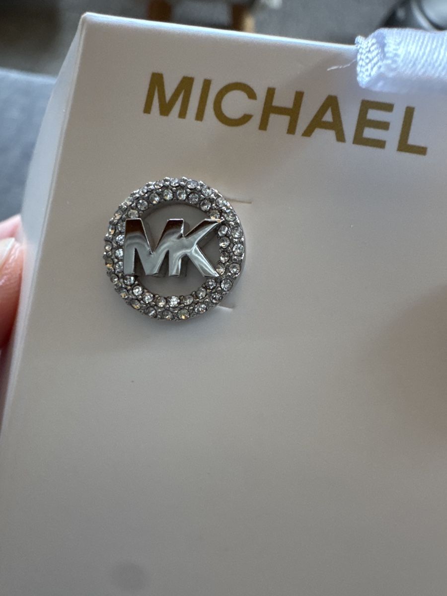 Michael Kors Ohrringe & -stecker: Michael Kors Ohrstecker, MK, Zirkonia, Silber – Neu und originalverpackt aus Vezia von sidu03 3