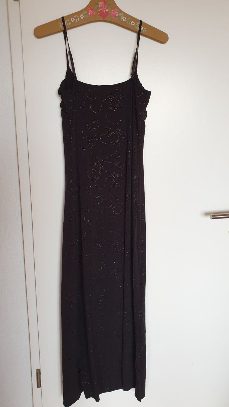 Vestiti: Kleid lang Orsey M Schwarz, Polyester/Elastan – Nuovo (secondo la descrizione) da Biel/Bienne venduto da Bormida64 1