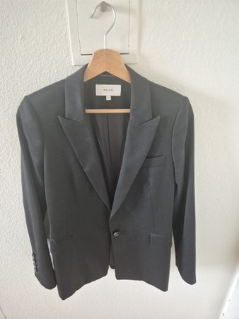 REISS Schwarze Bürojacke für Damen Gross 38