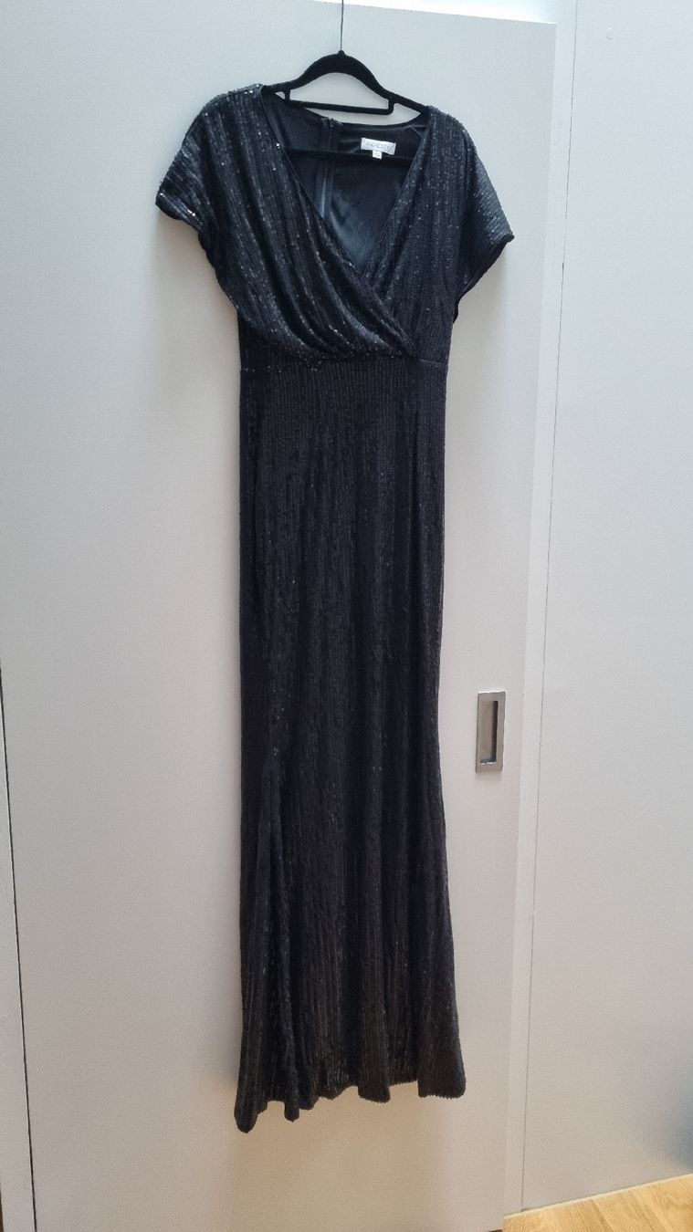 Vestiti: Abendkleid Pailletten schwarz Grösse L  – Nuovo (secondo la descrizione) da Rorschach venduto da Hati.Og