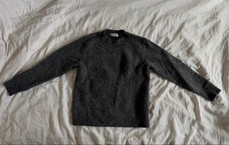 Coor Gray Alpaca / Wool Blend Sweater Korean