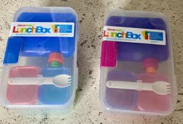 2 x Lunch Box / Kontainer / Behälter 2.25l