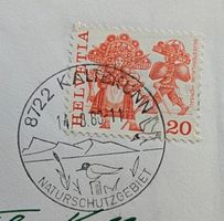 Werbestempel 14.8.80 (Kaltbrunn) auf Beleg