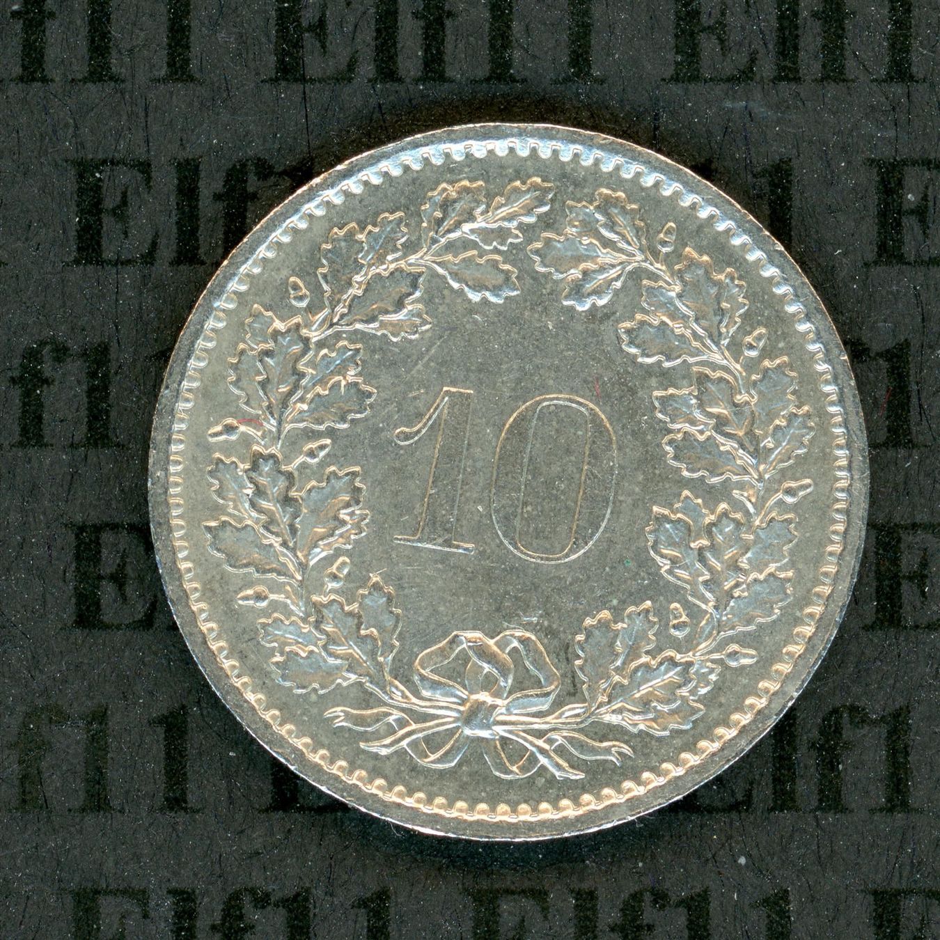 Tutti le monete: CHF___0.10 1976 -unz 10 Rappen – Usato da Widnau venduto da Elf11 1