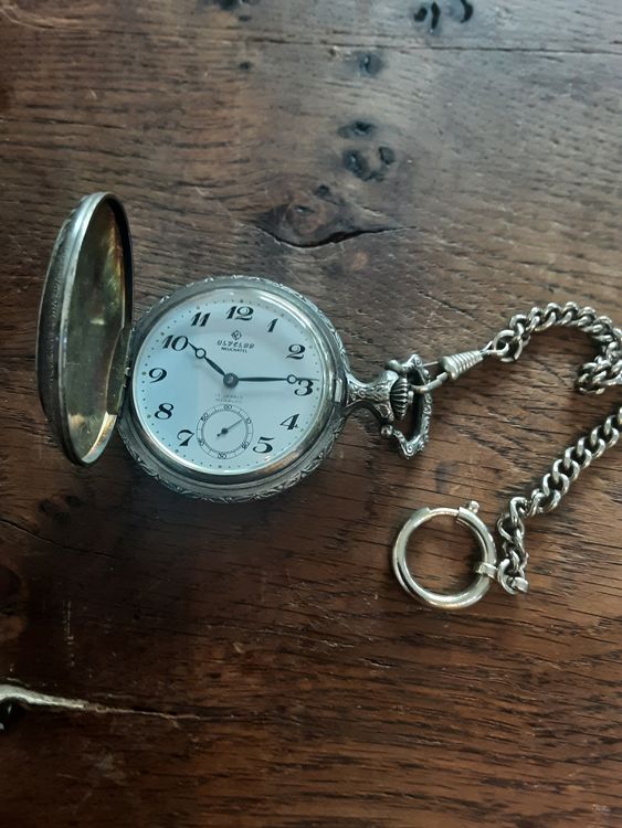 MONTRE GOUSSET DE Poche Cheval au Galop Mouvement à Quartz et Chaîne 60 cm neuf EUR 7,99